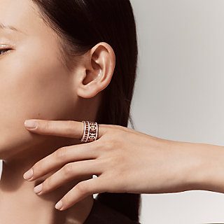Chaine d'ancre Divine ring, medium model | Hermès USA